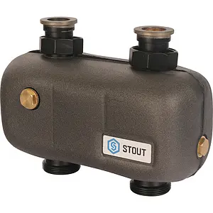 Гидрострелка 3 м³/час 1½"н x 1½"нг Stout SDG-0015-004001 Гидрострелка 3 м³/час 1½"н x 1½"нг Stout SDG-0015-004001, 1