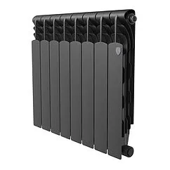 Радиатор биметаллический 8 секций Royal Thermo Revolution B 500 Noir Sable RTRBB3050008 Радиатор биметаллический 8 секций Royal Thermo Revolution B 500 Noir Sable RTRBB3050008