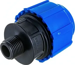 Муфта компрессионная переходная 32мм x ½"н ТПК-Аква 50033212 Муфта компрессионная переходная 32мм x ½"н ТПК-Аква 50033212, 1