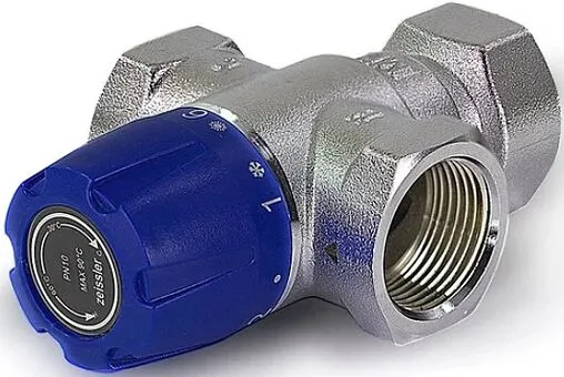 Трехходовой термостатический смесительный клапан ¾&quot; +30...+60°С TIM TMV811-03