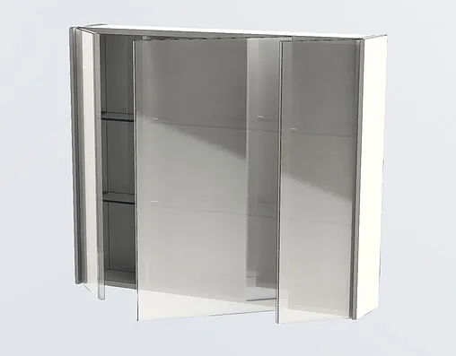 Шкаф-зеркало Aquanet Латина 90 белый 00179605