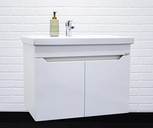 Тумба под умывальник подвесной Айсберг Мечта 70 белый DM2324T