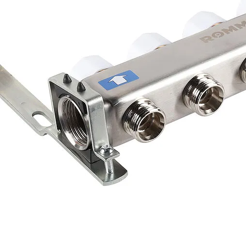 Группа коллекторная без расходомеров 4 отвода 1&quot;в/в x ¾&quot;ек Rommer RMS-3201-000004