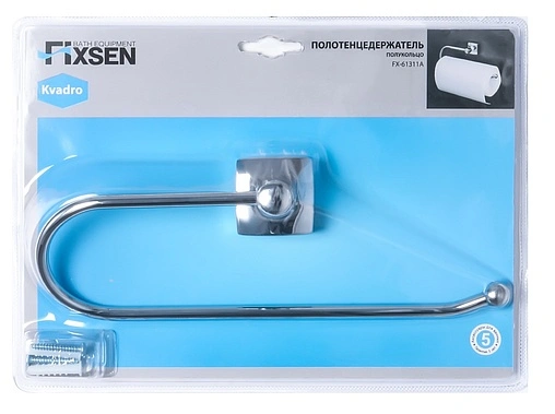 Полотенцедержатель Fixsen Kvadro хром FX-61311A