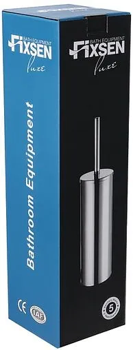 Ёршик для унитаза Fixsen хром FX-452