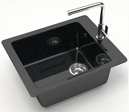 Мойка кухонная Marrbaxx Линди 42.5 черный Z8Q4