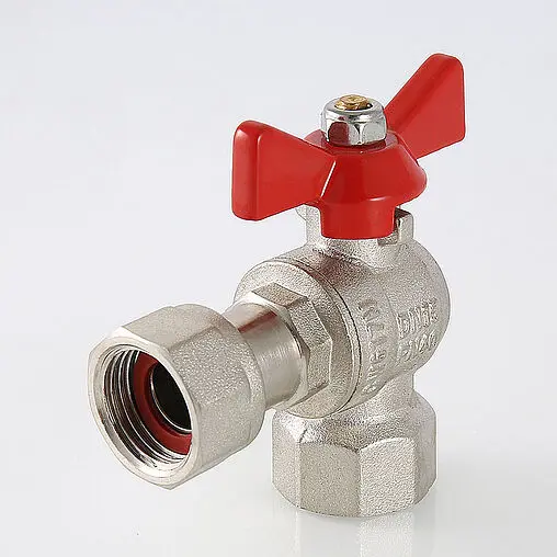 Кран шаровый с накидной гайкой угловой ½&quot;в x ½&quot;нг Valtec Base VT.266.N.0404