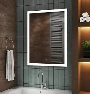 Зеркало с подсветкой Continent Sevilla Led 68.5x91.5 белый ЗЛП405, 4