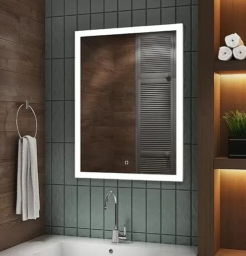 Зеркало с подсветкой Continent Sevilla Led 68.5x91.5 белый ЗЛП405