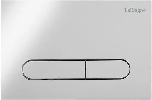 Комплект 5 в 1 BelBagno Loto BB070CHR/SC/BB002-80/BB005-PR-CHROME с кнопкой хром глянцевый