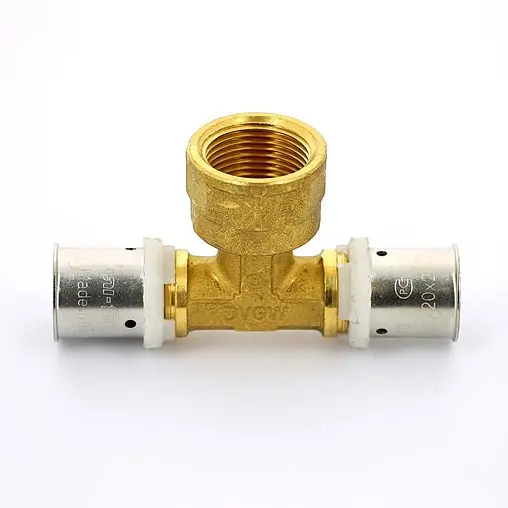 Тройник пресс переходной 20мм x ¾"в x 20мм Uni-fitt 707G7370 Тройник пресс переходной 20мм x ¾"в x 20мм Uni-fitt 707G7370