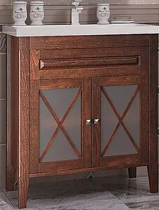 Тумба под умывальник напольный Opadiris Палермо 80 светлый орех 00-00002354, 1