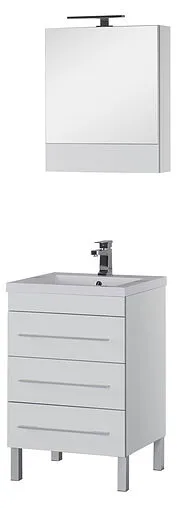 Шкаф-зеркало Aquanet Верона 58 L белый 00175344