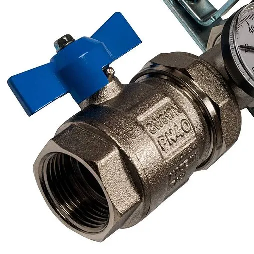 Группа коллекторная без расходомеров 8 отводов 1&quot;в/в x ¾&quot;ек Stout SMS 0912 000008