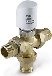 Трехходовой разделительный клапан ¾&quot; TIM BL8803A, 2