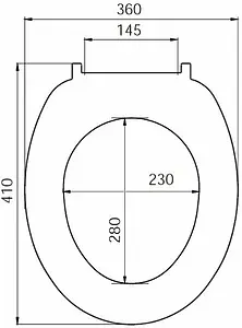 Крышка-сиденье для унитаза IDDIS PP Seat Cover белый ID 01 061.1 bel, 2