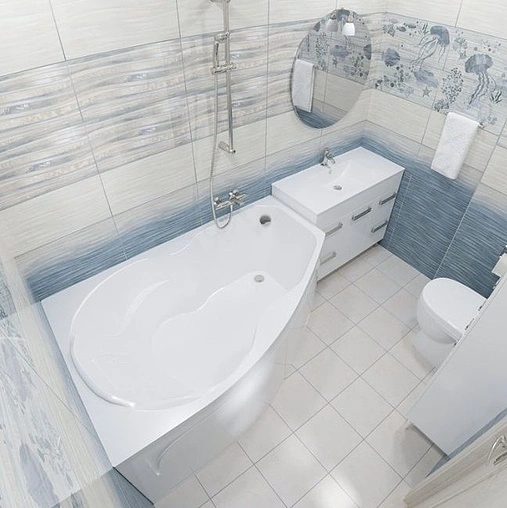 Ванна акриловая Triton Бриз 150x95 R Н0000000179