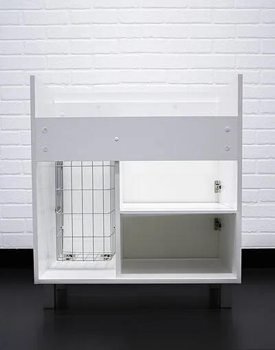 Тумба-умывальник напольная Домино Cube 75 белый DC5003T+4627173210102