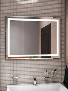 Зеркало с подсветкой Continent Торрес Люкс 60x80 белый ЗЛП158, 4