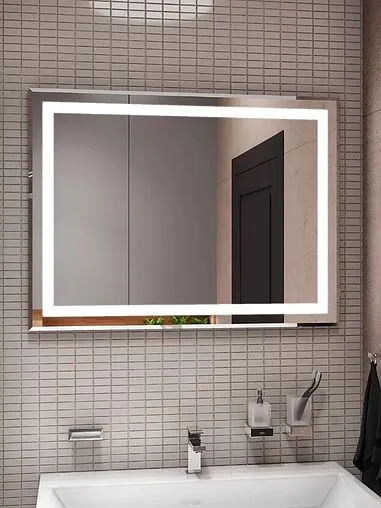 Зеркало с подсветкой Continent Торрес Люкс 60x80 белый ЗЛП158