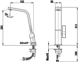 Смеситель для кухни Teka ICC 915 матовое золото 116030006, 2