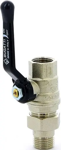 Кран шаровый с американкой ½"в x ½"н Bugatti Oregon 03200026
