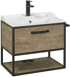 Тумба-умывальник подвесная Aquaton Лофт Фабрик 65 дуб кантри 1A2423K0LTDY0 Тумба-умывальник подвесная Aquaton Лофт Фабрик 65 дуб кантри 1A2423K0LTDY0, 1