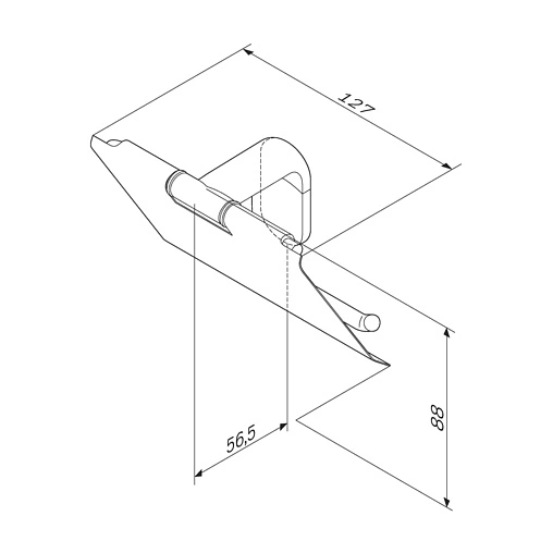 Держатель туалетной бумаги Am.Pm X-Joy хром A84341400