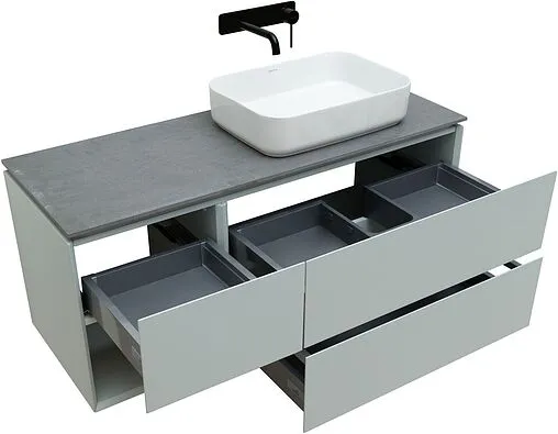 Тумба под умывальник подвесная Allen Brau Infinity 120 R папирус 1.21007.PWM