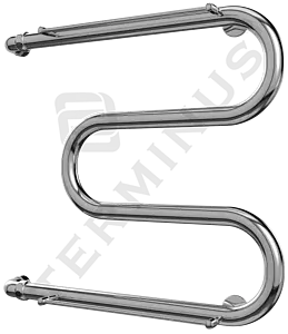 Полотенцесушитель водяной Terminus М-образный с/п AISI 32х2 500х400 полированная сталь 4620768880322 Полотенцесушитель водяной Terminus М-образный с/п AISI 32х2 500х400 полированная сталь 4620768880322, 2
