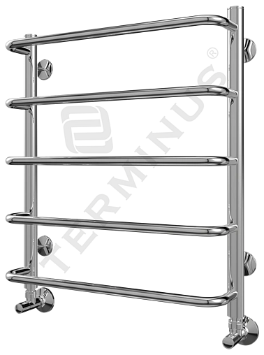 Полотенцесушитель водяной лесенка Terminus Стандарт П5 500х596 полированная сталь 4670030725295