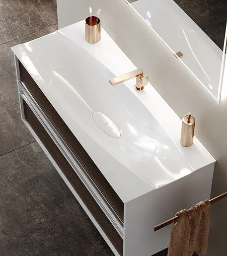 Тумба под умывальник подвесная Clarberg Evolution T10/CD крафт тёмный/белый EV0110CD Тумба под умывальник подвесная Clarberg Evolution T10/CD крафт тёмный/белый EV0110CD