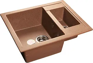 Мойка кухонная GranFest Quadro Q-610K терракот Мойка кухонная GranFest Quadro Q-610K терракот, 1