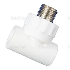 Тройник переходной 25мм x ½"н x 25мм MeerPlast 08.05.ТНР2512 Тройник переходной 25мм x ½"н x 25мм MeerPlast 08.05.ТНР2512