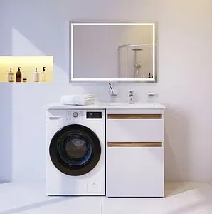 Тумба под умывальник напольная Am.Pm X-Joy 60 белый/светлое дерево M85AFSX0602WG Тумба под умывальник напольная Am.Pm X-Joy 60 белый/светлое дерево M85AFSX0602WG, 3