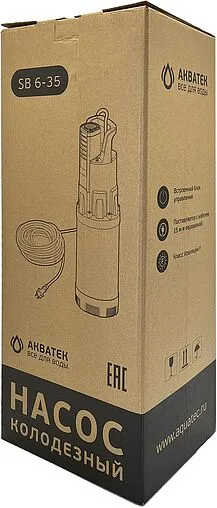 Насос колодезный центробежный Aquatech SB6-35