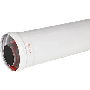 Коаксиальный удлинитель Ø 60/100мм L=1000мм (Al) Rommer RCA-6010-001000, 5