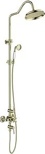 Душевая система с термостатом для душа Aquatek Классик золото AQ2563PG Душевая система с термостатом для душа Aquatek Классик золото AQ2563PG, 1