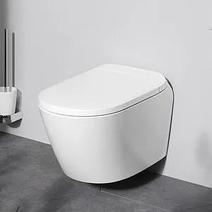 Умный унитаз-биде подвесной безободковый Am.Pm Sensation FlashClean белый CCC301700SC Умный унитаз-биде подвесной безободковый Am.Pm Sensation FlashClean белый CCC301700SC, 4