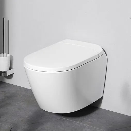 Умный унитаз-биде подвесной безободковый Am.Pm Sensation FlashClean белый CCC301700SC