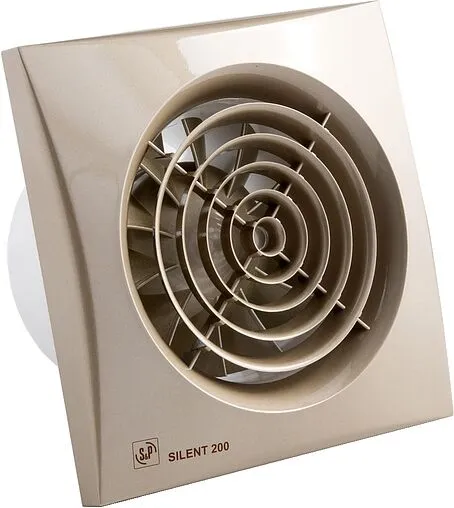 Вентилятор вытяжной Soler & Palau SILENT-200 CZ CHAMPAGNE Вентилятор вытяжной Soler & Palau SILENT-200 CZ CHAMPAGNE