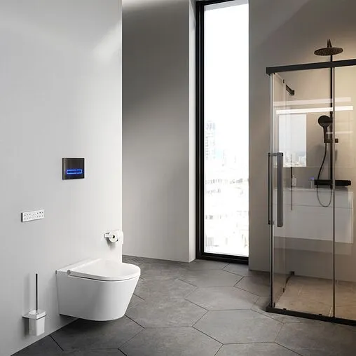 Умный унитаз-биде подвесной безободковый Am.Pm Inspire FlashClean белый CCC501700SC