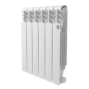 Радиатор алюминиевый 6 секций Royal Thermo Revolution A 500 Bianco Traffico RTRA350006 Радиатор алюминиевый 6 секций Royal Thermo Revolution A 500 Bianco Traffico RTRA350006, 1