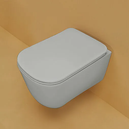 Унитаз подвесной безободковый Kerasan Tribeca Grigio matt 511459