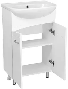 Тумба-умывальник напольная Cersanit Erica New 55 белый F-SU-ERN-ERI55+S-UM-ERI55/1-w Тумба-умывальник напольная Cersanit Erica New 55 белый F-SU-ERN-ERI55+S-UM-ERI55/1-w, 5