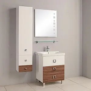 Тумба-умывальник напольная Aquaton Стамбул 65 M белый/эбони тёмный 1A1458K0ST560 Тумба-умывальник напольная Aquaton Стамбул 65 M белый/эбони тёмный 1A1458K0ST560, 4