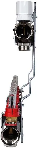 Группа коллекторная с расходомерами 12 отводов 1&quot;в/в x ¾&quot;ек Luxor CD 477/12 15662712N