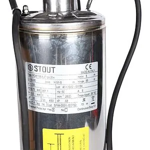 Насос колодезный центробежный 5" Stout SPW-0001-200750 Насос колодезный центробежный 5" Stout SPW-0001-200750, 5