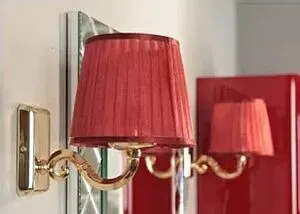 Светильник Aquaton Венеция 3009/M/ORO бордо темный 1AX014SVXX000, 2