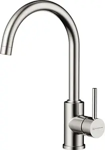 Смеситель для кухни Omoikiri Shinagawa BN нержавеющая сталь 4994230, 1